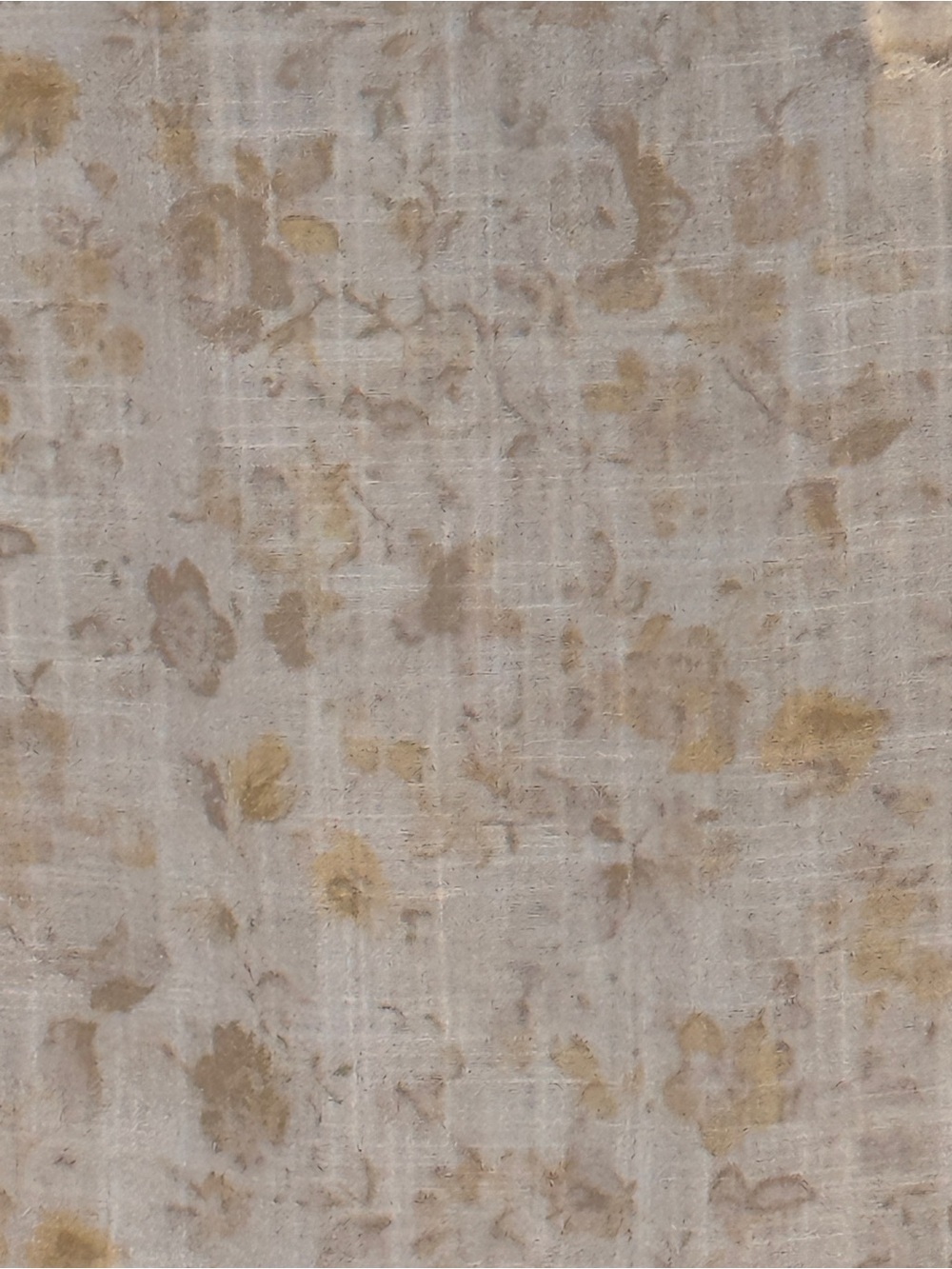 Eddie Bauer Lightweight Cream Subtle Floral Button-Front Women's Top | Size XL - Picture 9 of 12